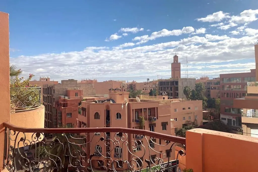 Sunny Terrace & Comfy Beds In Marrakech Apartment Marrakesh